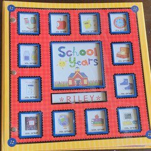 School Years Kids Scrapbook Memory Keeper ready to add photos 12 x 12